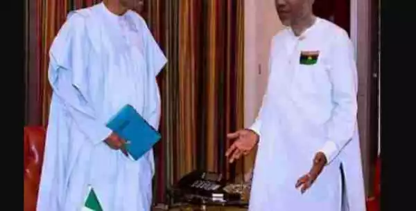 SEE MIND..!!! “Nnamdi Kanu Meets With  President Buhari At The State House ?” (See Photo)